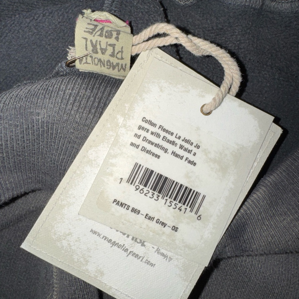 Magnolia Pearl Cotton Fleece La Jolla Joggers - PANTS 869 - Earl Grey -OS - Picture 8 of 8